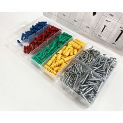 285 Piece Wall Plug & Screw Set