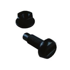 Number Plate Nuts & Bolts (BLACK) Pk 100
