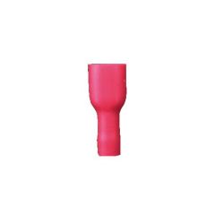 Red Spade Insulated Terminal 6.3mm (100)