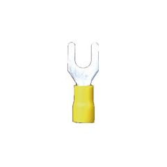 Yellow Fork Terminal 6.4mm (Pack 100)