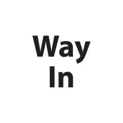Way In - 300x200 1mm Plastic