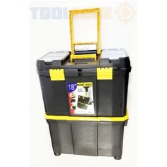 18" Mobile Double Box Organiser