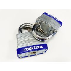 2Pc 50mm Laminated Padlocks