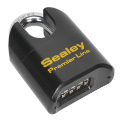 Premier™ Steel Body Combination Padlock Shrouded Shackle 62mm