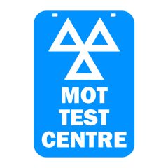 Pavement Swinger Sign - MOT Test Centre