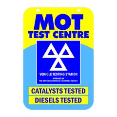Pavement Swinger Sign - MOT Test Centre