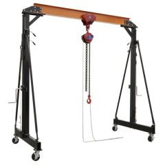 Portable Adjustable Gantry Crane with Lifting Tackle 2 Tonne