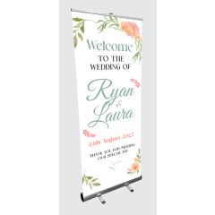Wedding Pull Up Banner  850mm x 2000mm