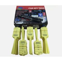 Yellow Car Key Tags