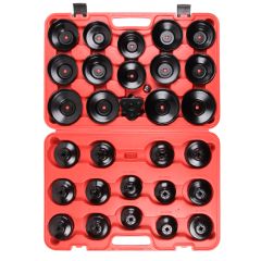 30pc Oil Filter Removal Cap Wrench Set