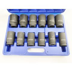 12 Pcs 3/4" Deep Impact Socket