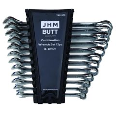 Combination Wrench Set 12pc 8-19mm