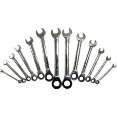 13 pc Ratchet Wrench Set 8mm - 32mm