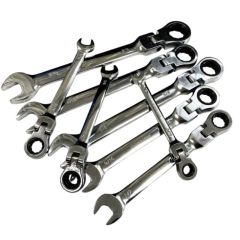 8PC AF Flexi Ratchet Spanners In Case