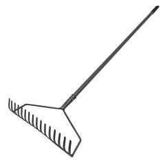 Bow Rake 16 Teeth Fibreglass Handle