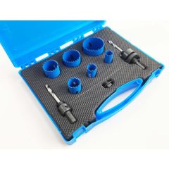 9 Pcs Electricians Hole Saw Set
