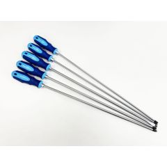 5 Piece Long Screwdriver Set 450mm