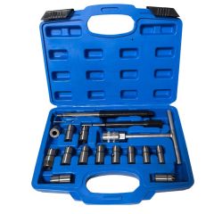 17pc Diesel Injector Seat Cutter Set