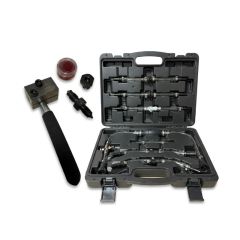 TBT3548 Professional Brake Line Double Flaring Tool + TBT3535 12pcs Diesel Engine Fuel Primer Primin