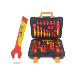 TBT3566 Insulated Open End Wrench 1000 Volt 10mm + TBT3575 26PC Insulated Tool Kit 3/8" Drive