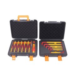 TBT3567 13 PC Insulated Screwdriver Set + TBT3568 6pc Hex Key Set Extra Long VDE Approved
