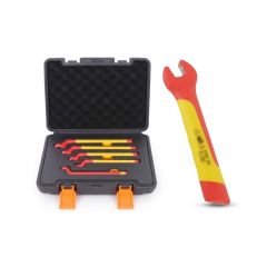 TBT3571 5PC Insulated Box End Spanner Set 1000V + TBT3565 Insulated Open End Wrench 1000 Volt 8mm