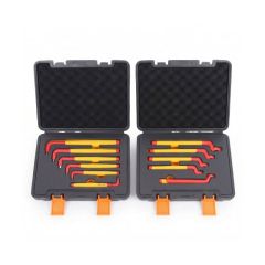 TBT3571 5PC Insulated Box End Spanner Set 1000V + TBT3568 6pc Hex Key Set Extra Long VDE Approved