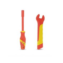 TBT3572 Insulated Nut Driver + TBT3565 Insulated Open End Wrench 1000 Volt 8mm