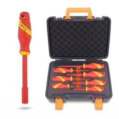 TBT3572 Insulated Nut Driver + TBT3574 7PC Screwdriver Set Electricians VDE