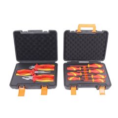 TBT3573 3 Piece 1000V Insulated Pliers Set + TBT3574 7PC Screwdriver Set Electricians VDE