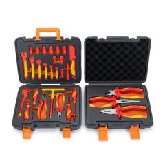 TBT3573 3 Piece 1000V Insulated Pliers Set + TBT3575 26PC Insulated Tool Kit 3/8" Drive
