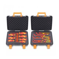 TBT3574 7PC Screwdriver Set Electricians VDE + TBT3569 12PC Insulated Tool Kit 1000V