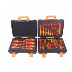 TBT3574 7PC Screwdriver Set Electricians VDE + TBT3575 26PC Insulated Tool Kit 3/8" Drive