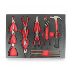 16pc Tool Set EVA CASE Carbon Fibre