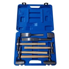 Auto Body Panel Beating Repair Tool Hammer Kit 9pc