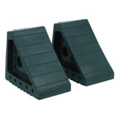 Rubber Wheel Chocks - Pair