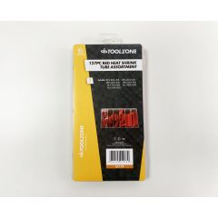 127 Piece Red Heat Shrink Tube Assortment