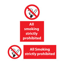 All Smoking Prohibited Sign